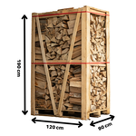 Charger l&#39;image dans la galerie, Bois de chauffage 100% Hêtre, L.33cm, 3 stères
