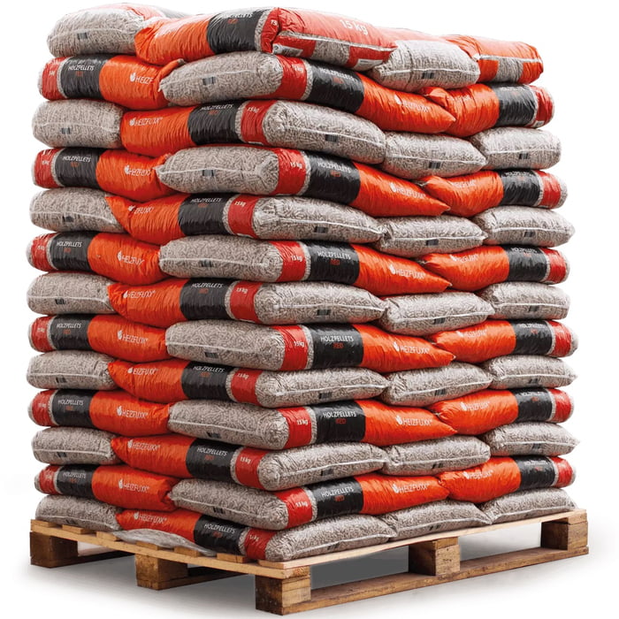 Granulés HEIZFUXX rouge EN+ A1 – Palette 65 sacs x 15kg