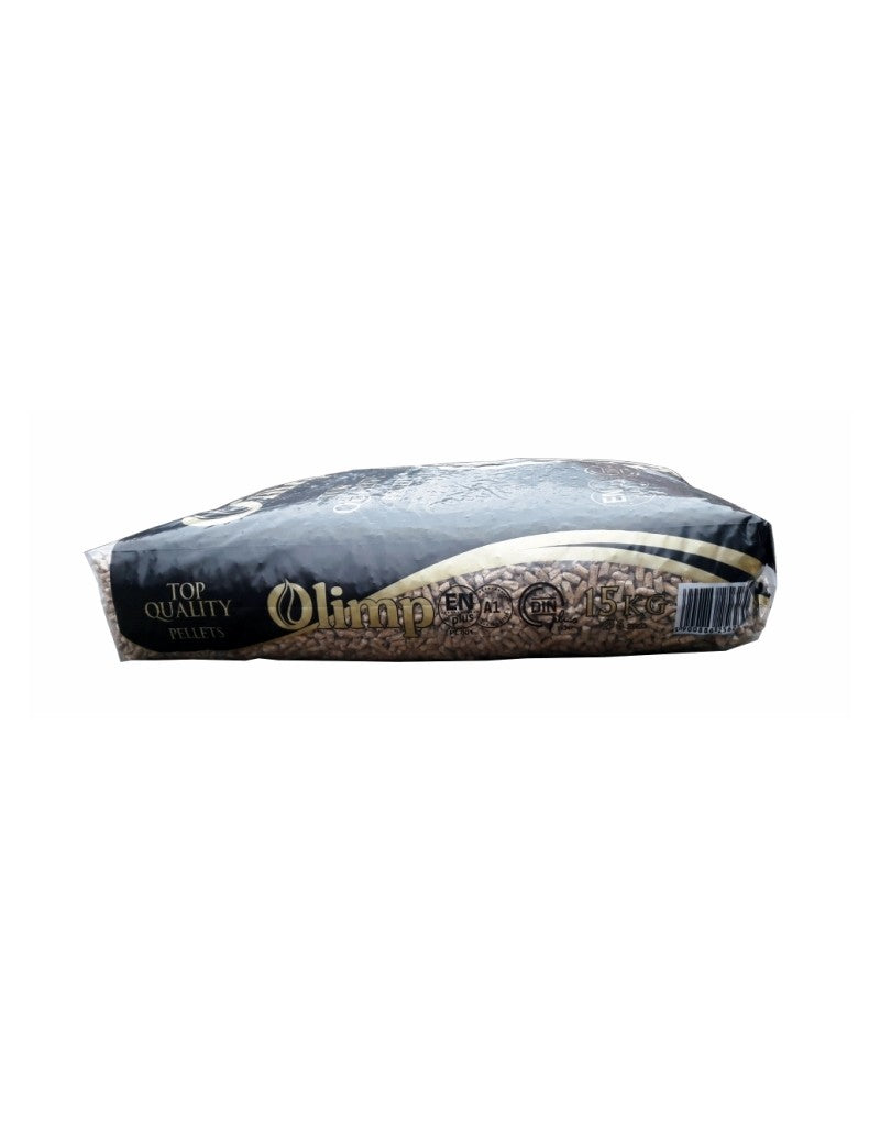 Granulés OLIMP Din+, EN+A1 – Palette de 15 sacs de 15kg
